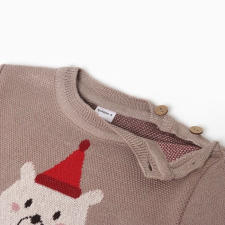 New Year. Cost Knitted baby I "Winter Bear" Height 74-80 cm-8