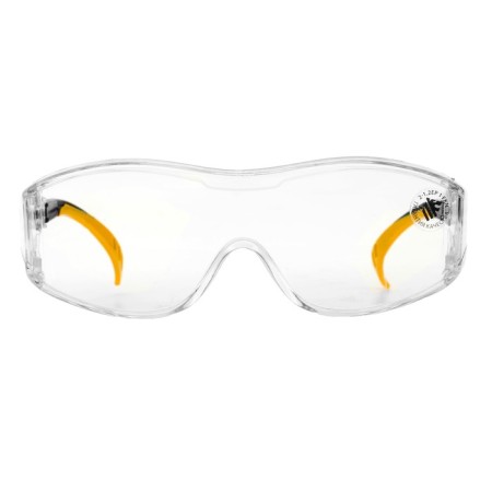 Protective glasses Denzel 89201, polycarbonate, open type, increased transparent lens-1