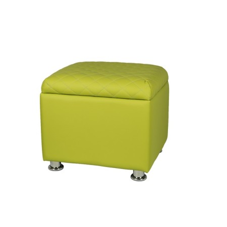 Puff with Vega lid, 430x480x430, lime