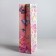 Package Gift Laminated for a bottle, packaging, "flowers and butterflies", 13 x 36 x 10 cm