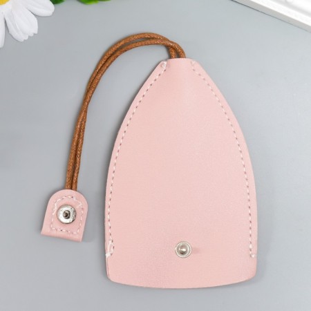 A crap to the leatherette "Cactus with heart" Direct pink 11.5x7.5 cm-3
