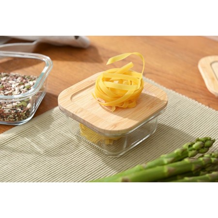 Smart Solutions baking and storage container, with bamboo cover, 320 ml-3