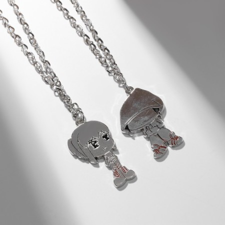 Kulons "Uenubles" boy and girl, hat, color silver, 45 cm