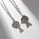 Kulons "Uenubles" boy and girl, hat, color silver, 45 cm
