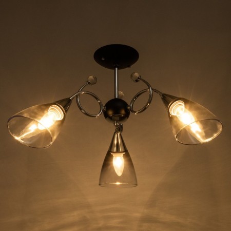 Chandelier "Marianna" 3he27 40w Black 69x69x32.5cm Bayerlux-2