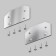 The end plug to the Technical Trampec-31s profile, 6.5x0.2x4.51 cm, the color of silver