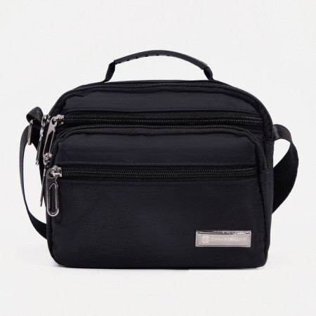 Male bag, black color-1