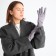 Gloves are female, dimensionless, without insulation, color gray color