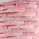 Wicker basket, d16x10xh32cm, pink, bamboo