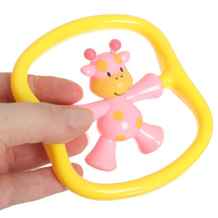 Rattle "giraffes" color pink, crumb I-4