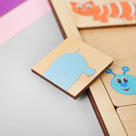 Developing wooden game "Funny halves"-2