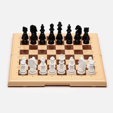 Board game 3 in 1: checkers, chess, backgammon, field 32 x 32 cm-1