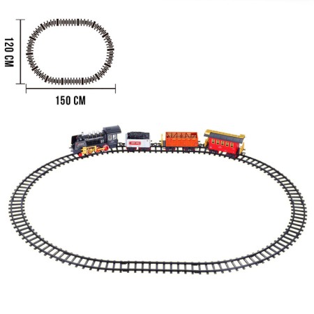 The Classic railway, light and sound, with smoke, works from batteries-1
