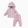 Costume: sweatshirt and pants crumb I, Basic Line, height 86-92 cm, pink color