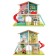 House puppet Hape "Cottage", two -story, with furniture, with sound
