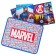 Plastic folder with A4 handles, on lightning, 75x330x260 mm, Avengers