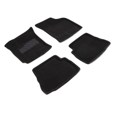 Pile rug for Hyundai Getz, 2002-2011, black