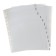 A set of A4 Office-2000 sheets, for months Jan-dek, 12 sheets, gray, plastic 120 μm