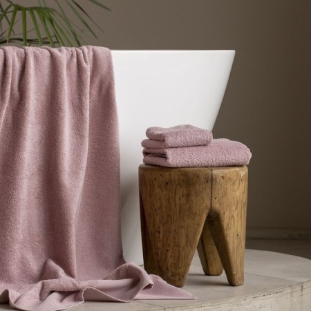 Terry towel Pasionaria "Play", 450 g, size 30x50 cm, lilac color-1