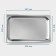 Gastrootiness 1/1 of stainless steel, 40 mm, 53 × 33 × 4 cm, thickness 0.8 mm