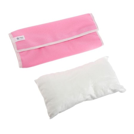 Pillow - ARGO lining, children's, on a seat belt, pink 29x11x9 cm-3