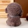 Soft toy "Dog", 25 cm, gray color
