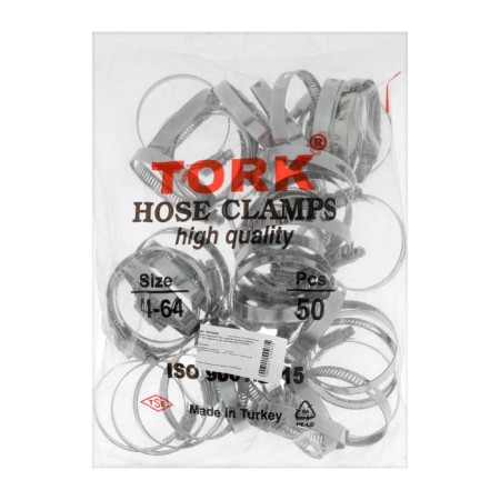 Chervyeric tag clamp, through carriage, diameter 44 - 64, 10 mm width, galvanized-1