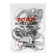 Chervyeric tag clamp, through carriage, diameter 44 - 64, 10 mm width, galvanized