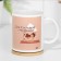 Sublimation mug "for strong and independent", with application