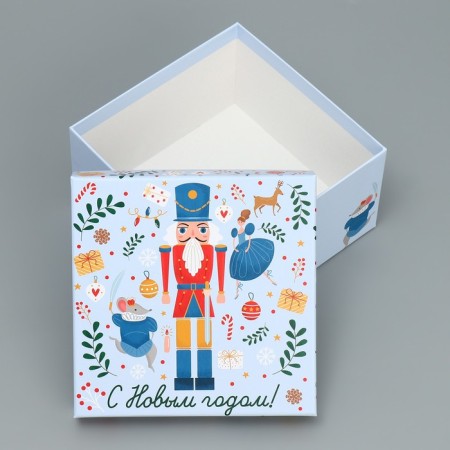 A set of New Year's gift boxes 10 in 1 "Nutcracker", 10 x 10 x 6 - 28 x 28 x 15 cm, New Year-18