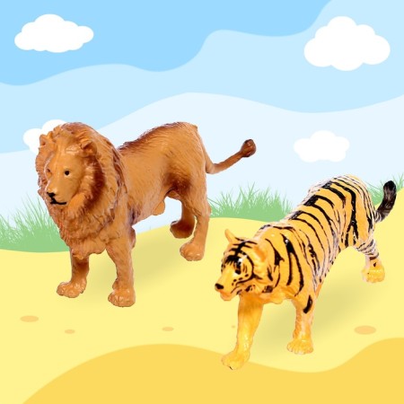 Animal set "Wild Beasts", 12 figures-4