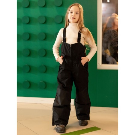 Semi -combinezone children, height 98 cm, black color