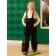 Semi -combinezone children, height 98 cm, black color