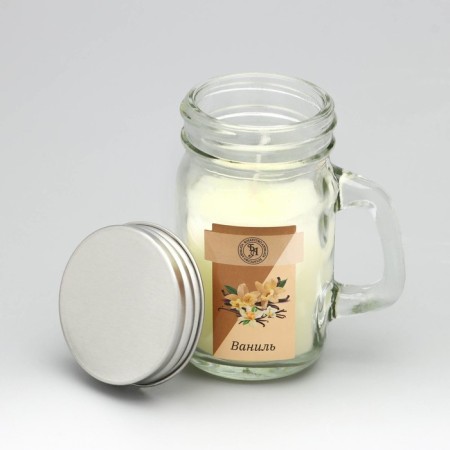 Aromatic candle in the Bank "Vanilla", 7.2 x 8.5 cm, 190 g-1