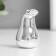 Souvenir Ceramics "Pear" silver 3.4x3.4x5.5 cm