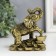 NECK Polystone "Elephant with coins" of bronze 8.5x8 cm