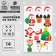 Fetter stickers "New Year's mood", 11 x 18.5 cm, 14 pcs