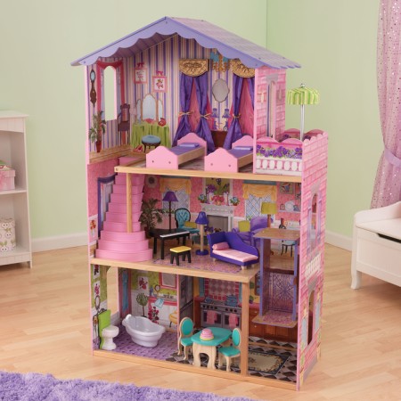 House puppet wooden Kidkraft "Dream Mansion", three -story, with furniture-3