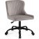 Computer chair Eddon Plastic/velor, black/gray 50x60x73 cm