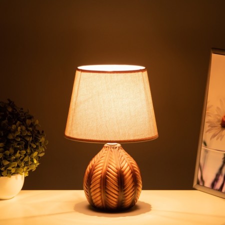Sorens table lamp E14 40W Chocolate 22x22x33 cm Risalux-2