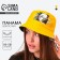 Panama "Never give up", the color is yellow, anime, rr 56