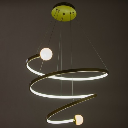 Bayerlux chandelier with DNO "Primaver" LED 140W 3000-6000K gold 60x60x50 cm-4