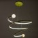 Bayerlux chandelier with DNO "Primaver" LED 140W 3000-6000K gold 60x60x50 cm