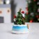 LED figure "Christmas tree" 10 × 15 × 10 cm, polystone, batteries AAAX2 (not in the kit), glow warm white