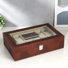 The casket to the leatherette to the clock 8 departments and jewelry 