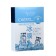 A fabric mask moisturizer for face with crystals of Arctic ice, set of 10 pcs
