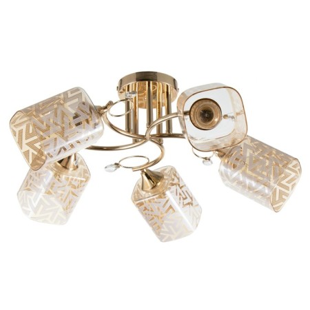 Lina chandelier 5x60W E27 gold 56x56x26 SVK
