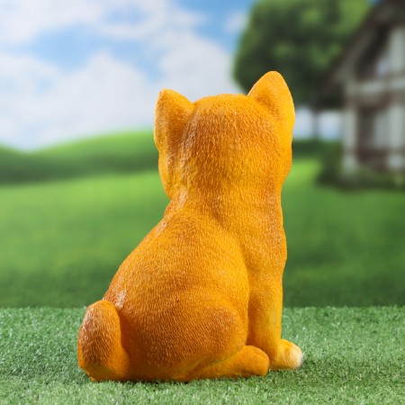 Garden figure "Siba-Inu puppy" 10x13x20cm-2