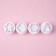 A set of plunger of confectionery shares "New Year's mood", 4 pcs, plastic, white