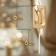 Candle in the cake on the skewer "Almaz", the number "0", champagne, 4.8x2.6 cm